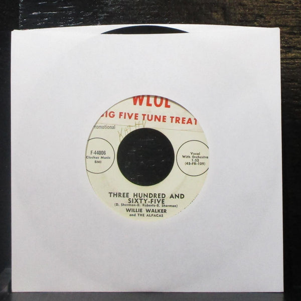 Willie Walker & The Alpacas - Money Mad Man 7" VG Promo Vinyl 45 Freedom F-44006 - Shuga Records