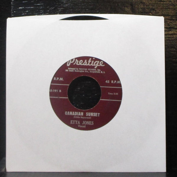 Etta Jones - That's All There Is To That / Canadian Sunset 7" VG Vinyl 45-191 - Shuga Records