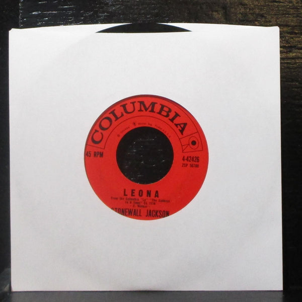 Stonewall Jackson - One Look At Heaven / Leona 7" VG+ Vinyl 45 Columbia 4-42426 - Shuga Records