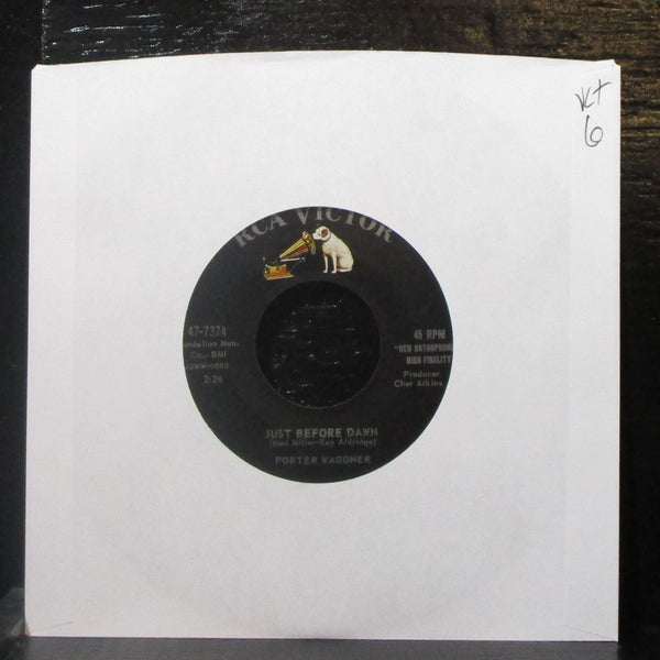 Porter Wagoner - Just Before Dawn / Dear Lonesome 7" VG+ Vinyl 45 RCA 47-7374 - Shuga Records