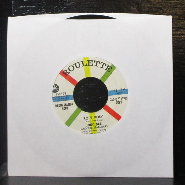 Joey Dee & Starliters - Hey, Let's Twist / Roly Poly 7" VG+ Promo Vinyl 45 USA - Shuga Records