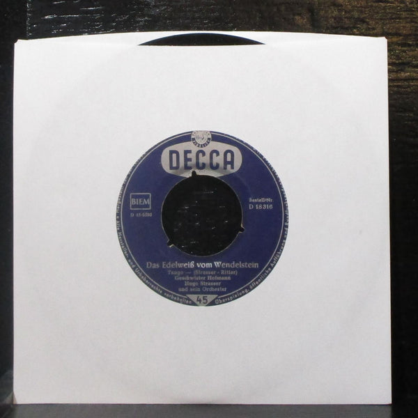 Geschwister Hofmann - Wenn Im Wald Der Kuckuck Ruft 7" VG Vinyl 45 Decca Germany - Shuga Records