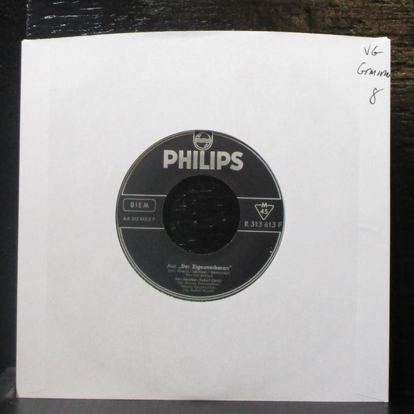 Sari Barabas, Rudolf Christ - Strauss: Der Zigeunerbaron 7" VG Vinyl 45 Philips - Shuga Records