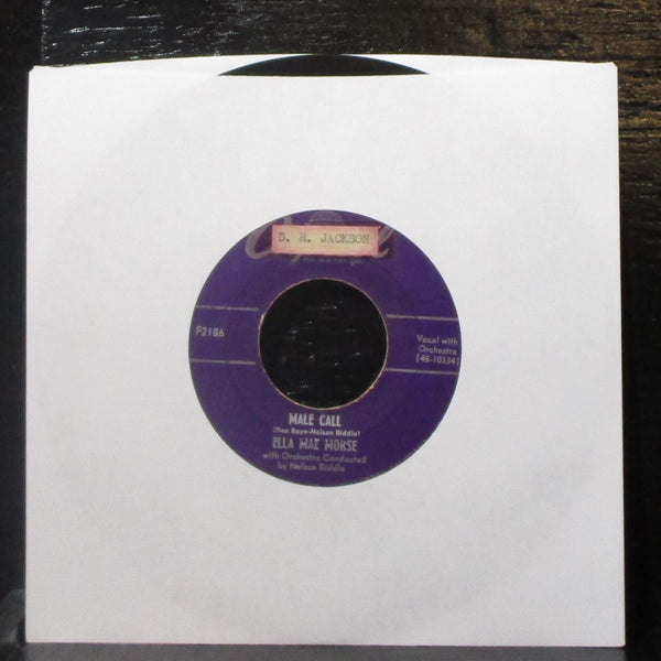 Ella Mae Morse - A-Sleepin' At The Foot Of The Bed 7" VG Vinyl 45 Capitol F2186 - Shuga Records