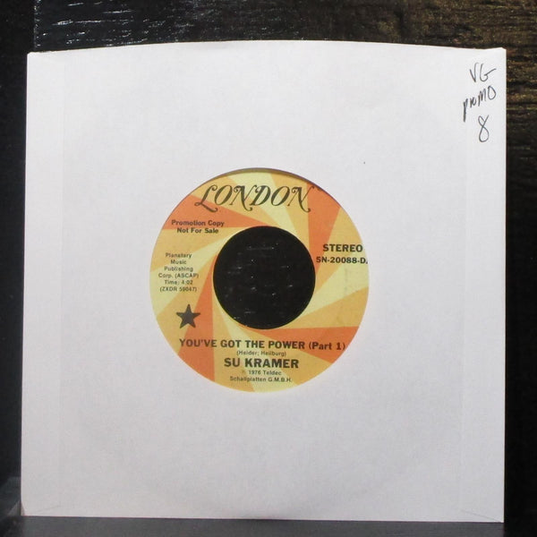 Su Kramer - You've Got The Power (Part 1) 7" VG Promo Vinyl 45 London USA 1976 - Shuga Records