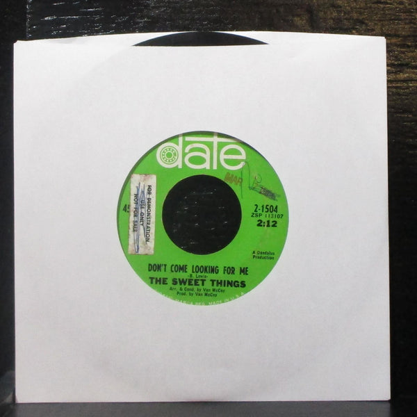 The Sweet Things - You're My Lovin' Baby 7" VG Promo Vinyl 45 Date 2-1504 USA - Shuga Records