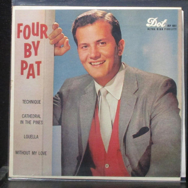 Pat Boone - Four By Pat EP 7" VG+ Vinyl 45 Dot DEP-1057 USA 1957 - Shuga Records