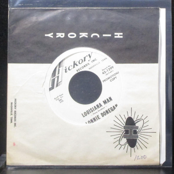 Lonnie Donegan - Louisiana Man / Lovey Told Me Goodbye 7" VG+ Promo Vinyl 45 - Shuga Records