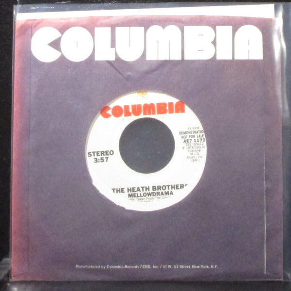 Heath Brothers - Mellowdrama / Artherdoc Blues 7" Mint- Promo Vinyl 45 Columbia - Shuga Records