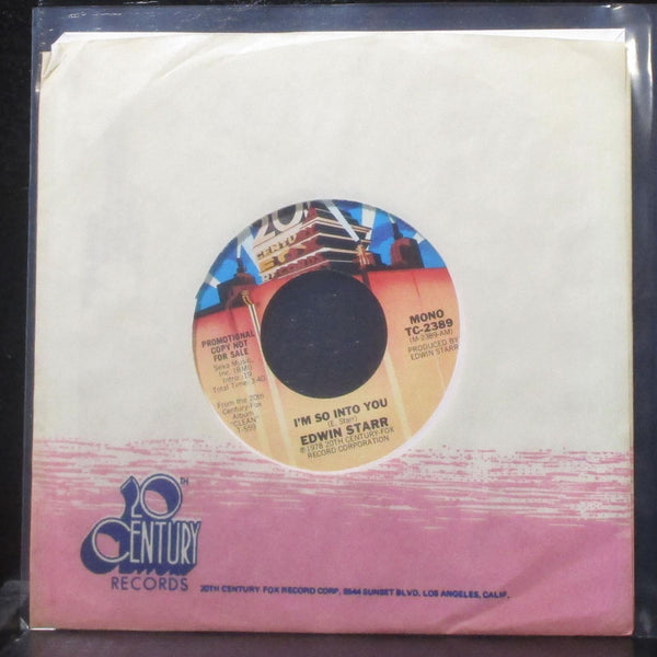 Edwin Starr - I'm So Into You 7" Mint- Promo Vinyl 45 TC-2389 USA 1978 - Shuga Records