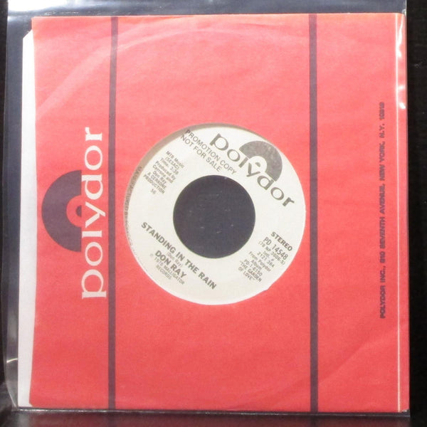 Don Ray - Standing In The Rain 7" Mint- Promo Vinyl 45 Polydor PD 14548 USA 1978 - Shuga Records