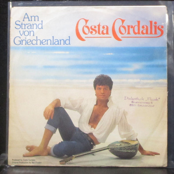 Costa Cordalis - Am Strand Von Griechenland 7" VG Vinyl 45 Ariola Europe 1985 - Shuga Records