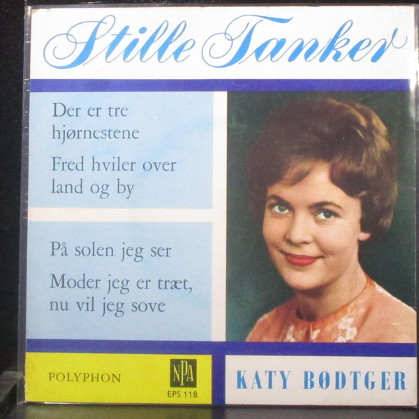 Katy Bdtger - Stille Tanker 7" VG+ cover only NPA EPS 118 Denmark - Shuga Records