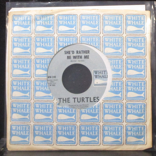 The Turtles - She'd Rather Be With Me / Walking Song 7" Mint- Vinyl 45 WW-249 - Shuga Records