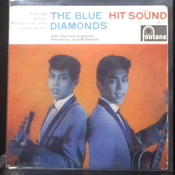 The Blue Diamonds' Hit Sound EP 7" VG+ Vinyl 45 Decca 463.244 TE Netherlands - Shuga Records