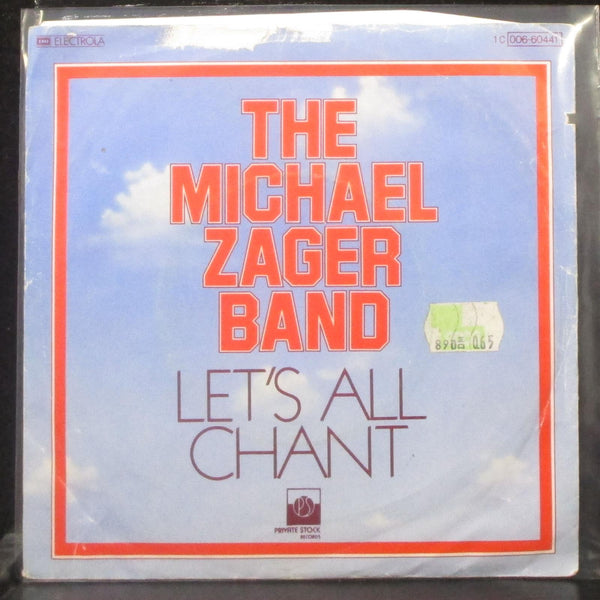 Michael Zager Band - Let's All Chant / Love Express 7" VG+ Vinyl 45 Germany 1977 - Shuga Records