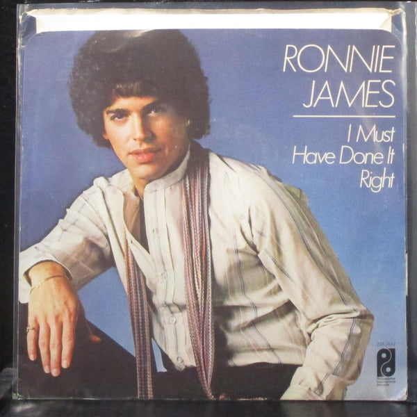 Ronnie James - I Must Have Done It Right 7" Mint- Promo Vinyl 45 ZS8 3662 USA - Shuga Records