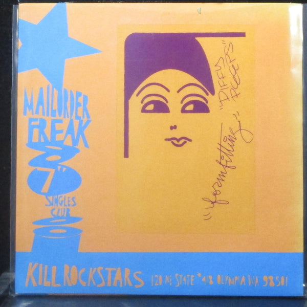 Sta-Prest - Formfitting / Diffy Peeps 7" Mint- Vinyl 45 Kill Rock Stars KRS310 - Shuga Records