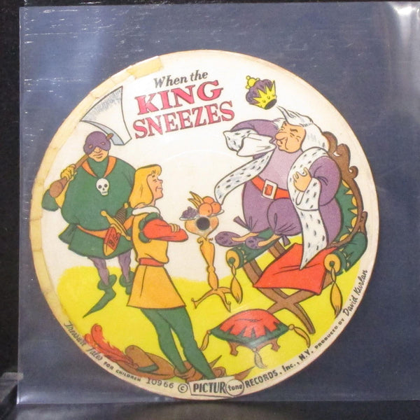 David Kurlan - When The King Sneezes 6.5" VG Vinyl 78 PicturTone 10966 USA - Shuga Records