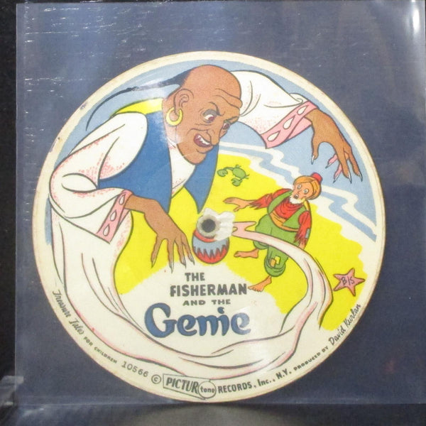 David Kurlan - The Fisherman & The Genie 6.5" VG Vinyl 78 PicturTone 10566 USA - Shuga Records