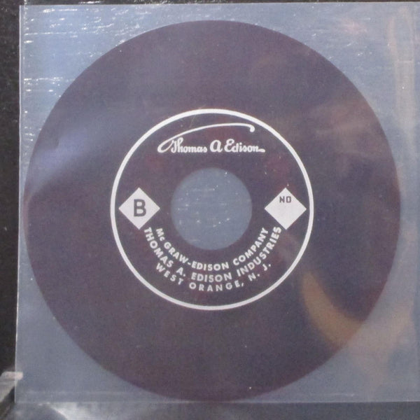 Unused Edison Diamond Disc Red Flexidisc 7" Mint- Vinyl 45 McGraw-Edison USA - Shuga Records