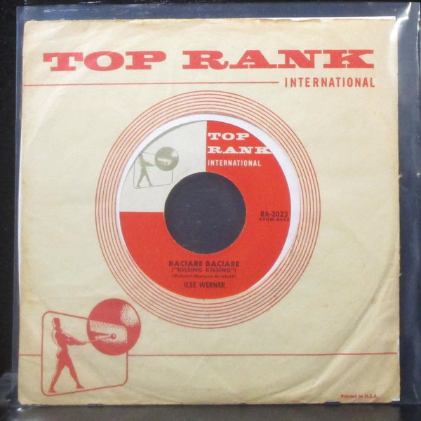 Ilse Werner - Baciare Baciare / Eine Liebe Ohne Ende 7" VG+ Vinyl 45 RA-2023 - Shuga Records