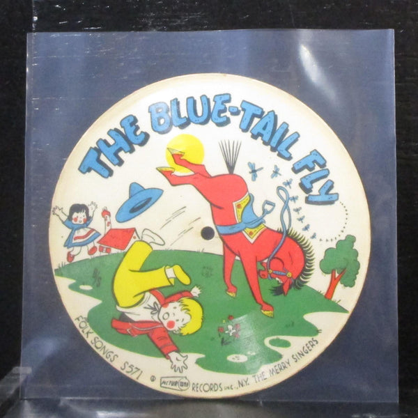 Merry Singers - The Blue-Tail Fly / Funiculi, Funicula 7" VG Vinyl 78 PicturTone - Shuga Records
