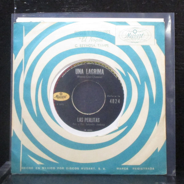 Las Perlitas - Una Lagrima / Pualito 7" Mint- Vinyl 45 Musart 4824 Mexico - Shuga Records