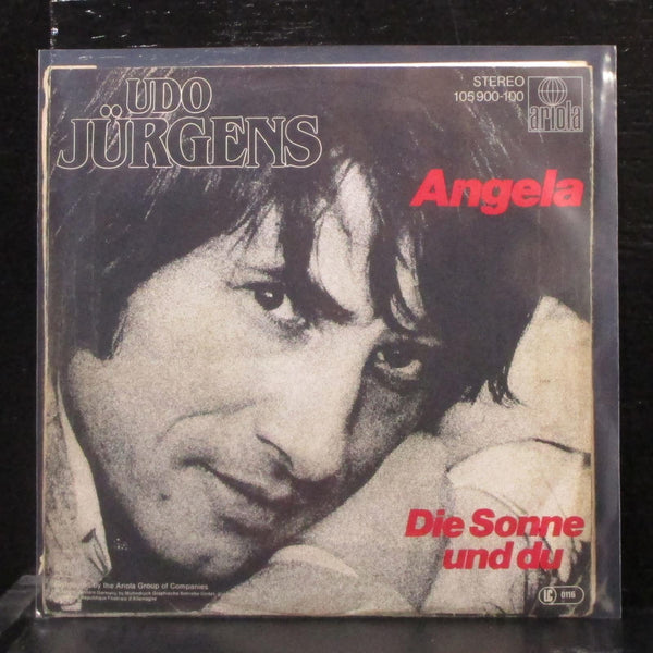Udo Jrgens - Die Sonne Und Du / Angela 7" VG+ SS Vinyl 45 Ariola Germany 1983 - Shuga Records