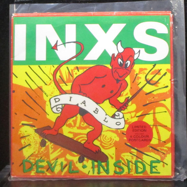 INXS - Devil Inside / On The Rocks 7" Mint- Vinyl 45 Mercury INXS 10 UK 1987 - Shuga Records