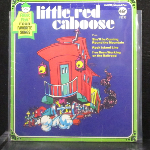 Peter Pan Players - Little Red Caboose EP 7" VG Vinyl 45 Peter Pan F1233 USA - Shuga Records