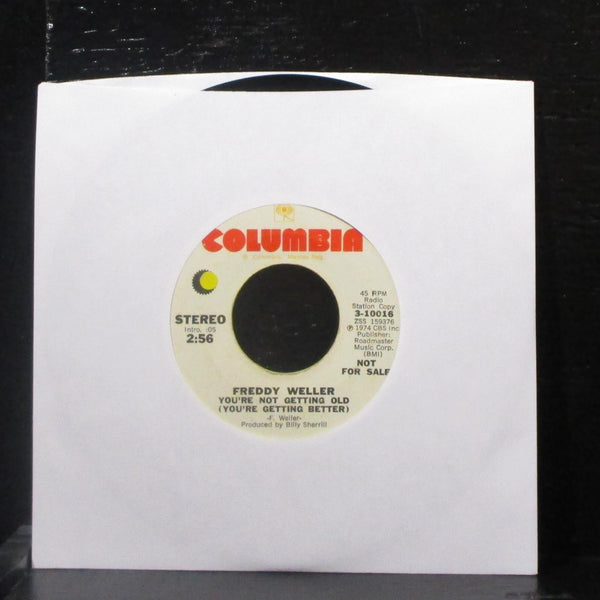 Freddy Weller - You're Not Getting Older 7" VG+ Promo Vinyl 45 Columbia 3-10016 - Shuga Records