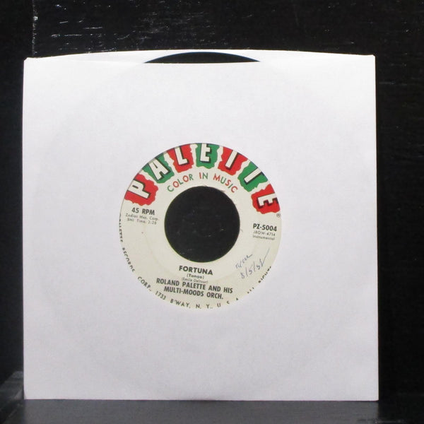 Roland Palette - Caminito Del Campo / Fortuna 7" VG+ Vinyl 45 Palette PZ-5004 - Shuga Records