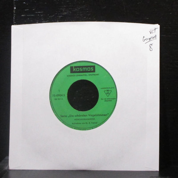 Dr. E. Tretzel - Die Schnsten Vogelstimmen 7" VG+ Vinyl 45 Kosmos Germany - Shuga Records