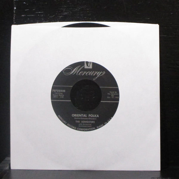 The Songsters - Oriental Polka / My Heart Jumps 7" VG+ Vinyl 45 Mercury 70732X45 - Shuga Records