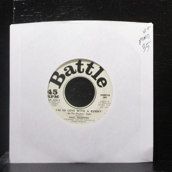 Paul Hampton - I'm In Love With A Bunny / Bandera 7" VG+ Promo Vinyl 45 Battle - Shuga Records