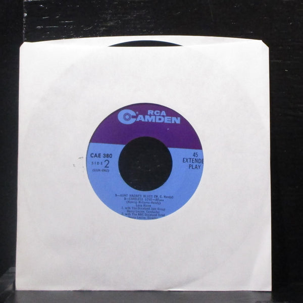 Lena Horne - Lena Horne Sings The Blues EP 7" VG+ Vinyl 45 RCA Camden CAE 380 - Shuga Records