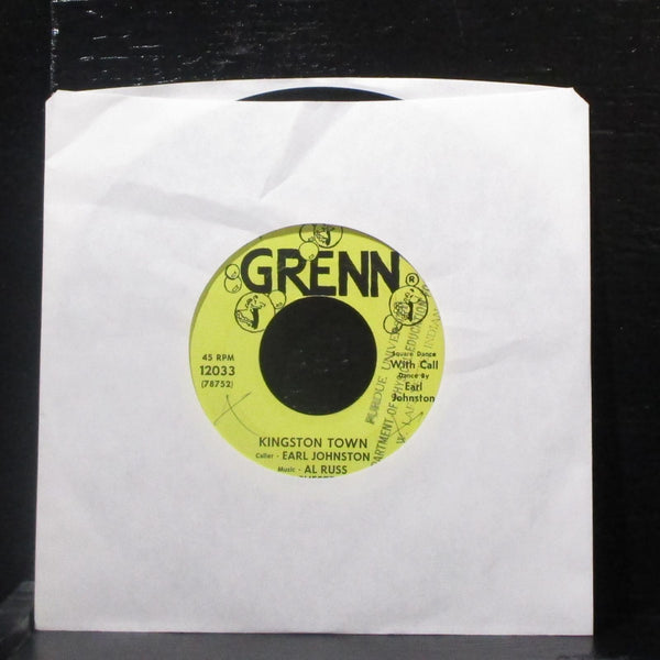 Earl Johnston & Al Russ Orchestra - Kingston Town 7" VG Vinyl 45 Grenn 12033 USA - Shuga Records