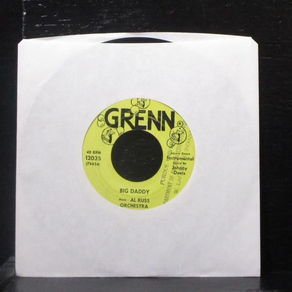 Johnny Davis & Al Russ Orchestra - Big Daddy 7" VG Vinyl 45 Grenn 12035 USA - Shuga Records