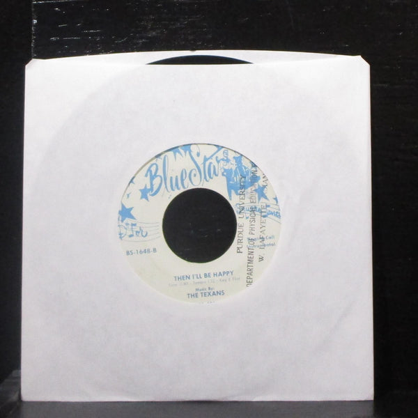 Andy Andrus & The Texans - Then I'll Be Happy 7" VG+ Vinyl 45 Blue Star BS-1648 - Shuga Records