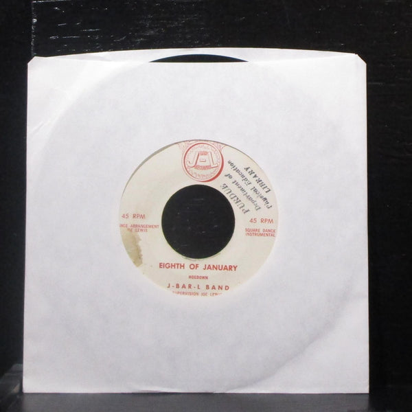 Joe Lewis & J-Bar-L Band - Silver Dollar / Eighth Of January 7" VG+ Vinyl 45 USA - Shuga Records