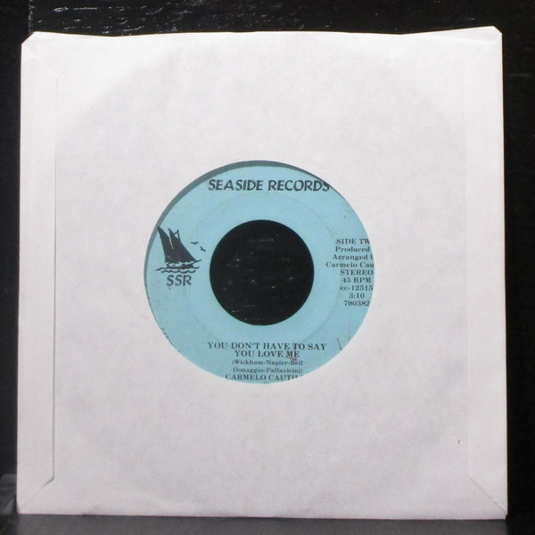 Carmelo Cautilli - The New Version Of Blue Suede Shoes 7" VG- Vinyl 45 Seaside - Shuga Records