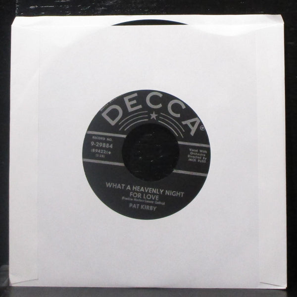 Pat Kirby - Somebody Somewhere 7" VG+ Vinyl 45 Decca 9-29884 USA 1956 - Shuga Records