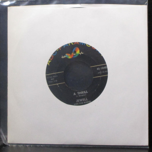 Jewel & The Rubies - Kidnapper / A Thrill 7" VG Vinyl 45-10485 ABC USA 1963 - Shuga Records
