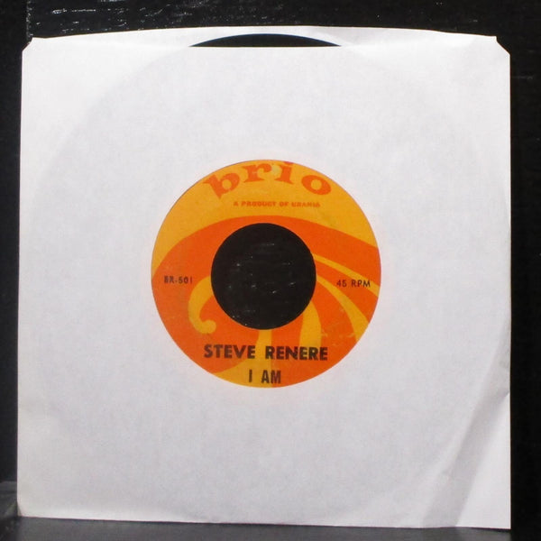 Steve Renere - The Wrangler Stretch / I Am 7" VG+ Vinyl 45 Brio BR-501 USA - Shuga Records