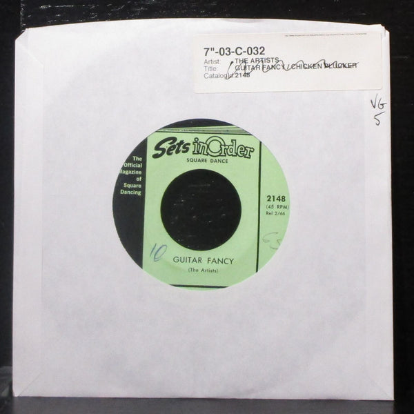 The Artists - Guitar Fancy / Chicken Plucker 7" VG Vinyl 45 Sets In Order 2148 - Shuga Records