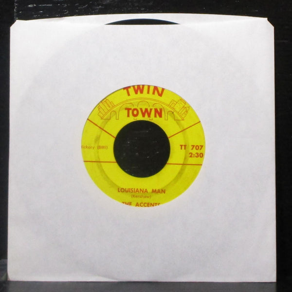 The Accents - Wherever There's A Will / Louisiana Man 7" VG Vinyl 45 Twin Town - Shuga Records
