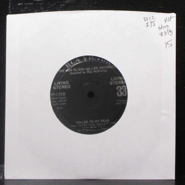The New Glenn Miller Orchestra - You Go To My Head / Night Train 7" VG+ Vinyl 33 - Shuga Records