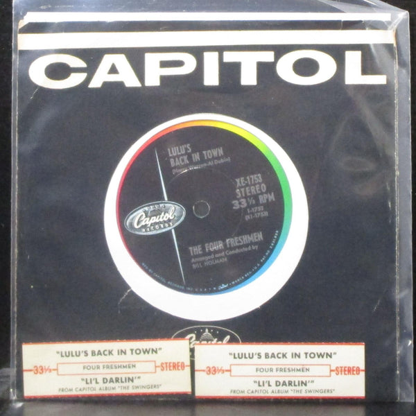 The Four Freshmen - Lulu's Back In Town / Li'l Darlin' 7" VG+ Vinyl 33 Capitol - Shuga Records