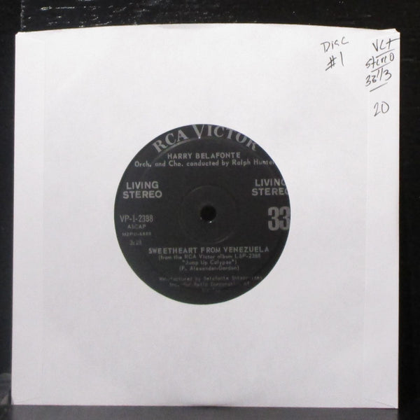 Harry Belafonte - Sweetheart From Venezuela 7" VG+ Vinyl 45 RCA VP-1-2388 USA - Shuga Records